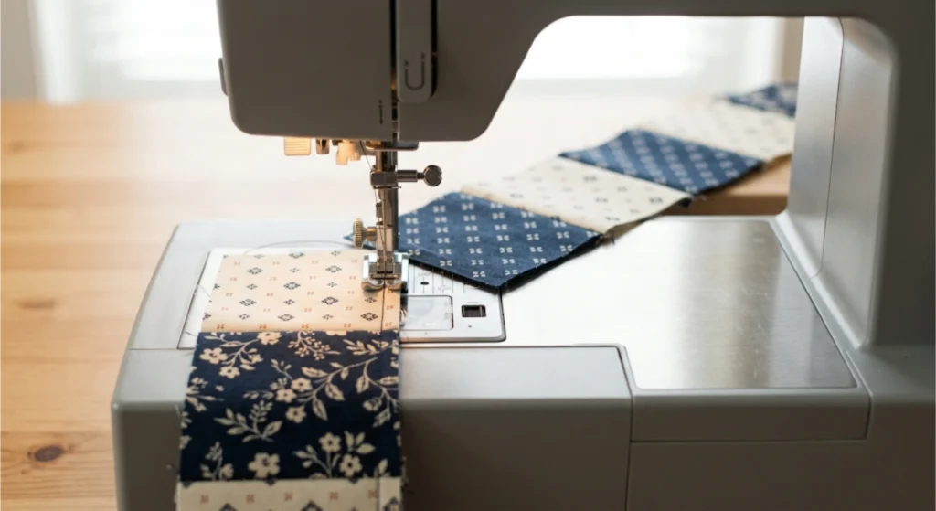 patchwork tea towels