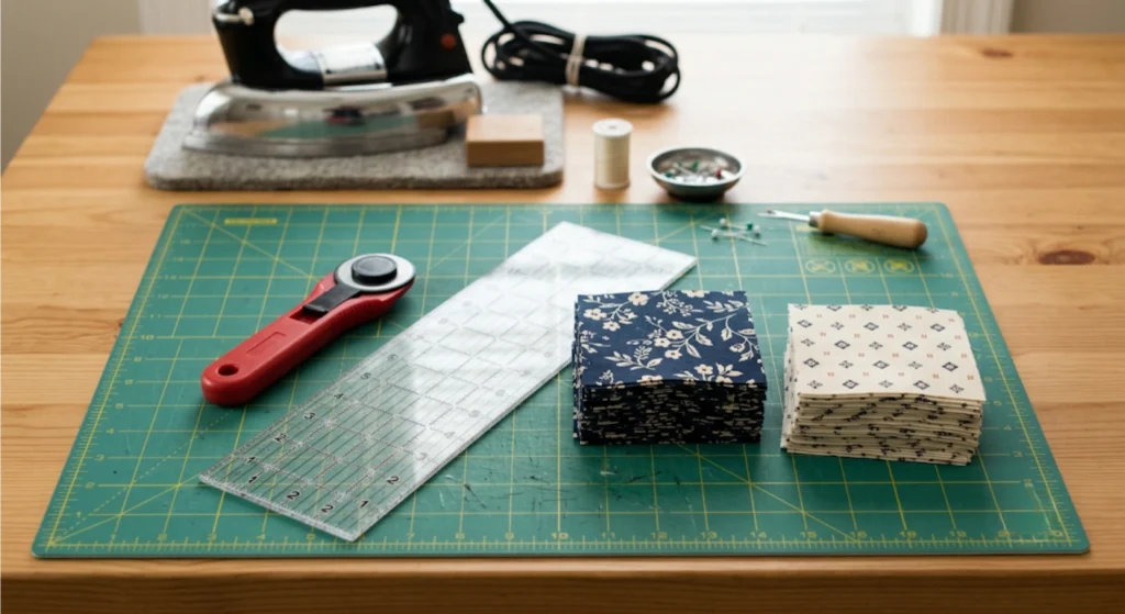 patchwork tea towels