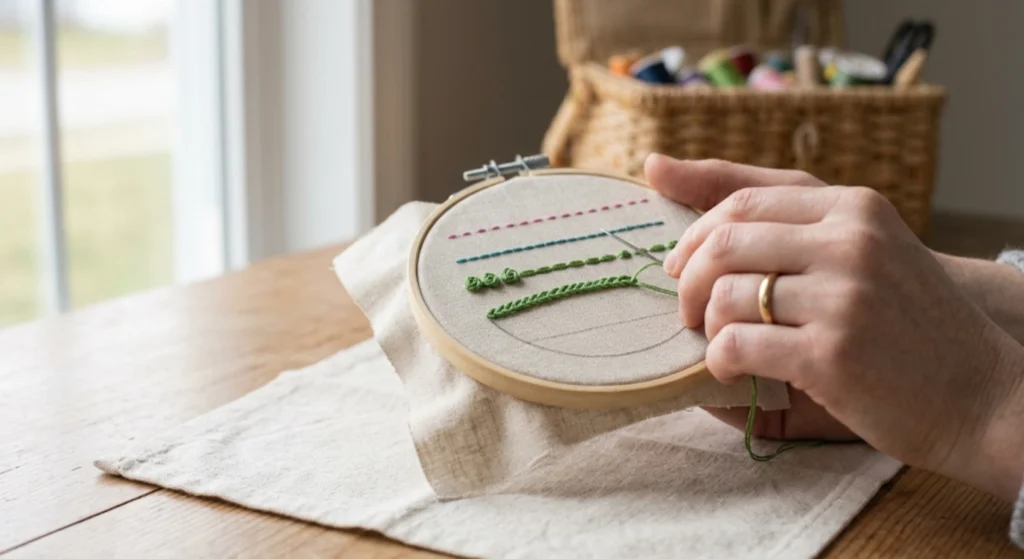 Free Hand Embroidery Stitch Guide